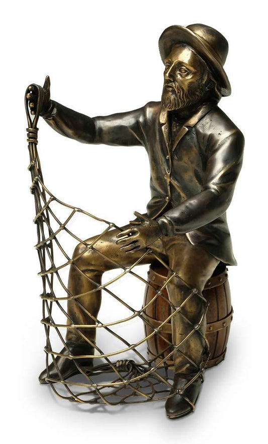 Maitland Smith - Fishermans Wine Bottle Holder - 89-1702 veiw 1