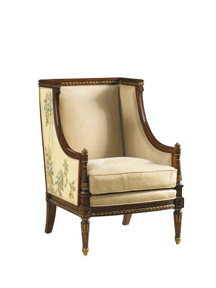 Maitland Smith - Floral Occasional Chair - 8110-43 veiw 1
