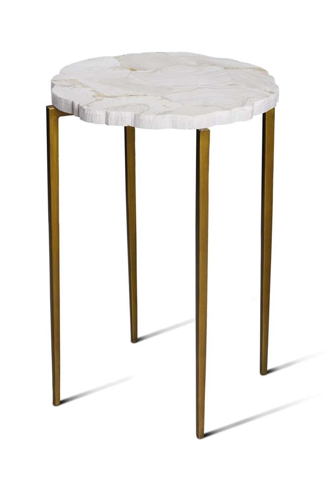 Maitland Smith - Fossil Top Accent Table - 89-0410 veiw 1
