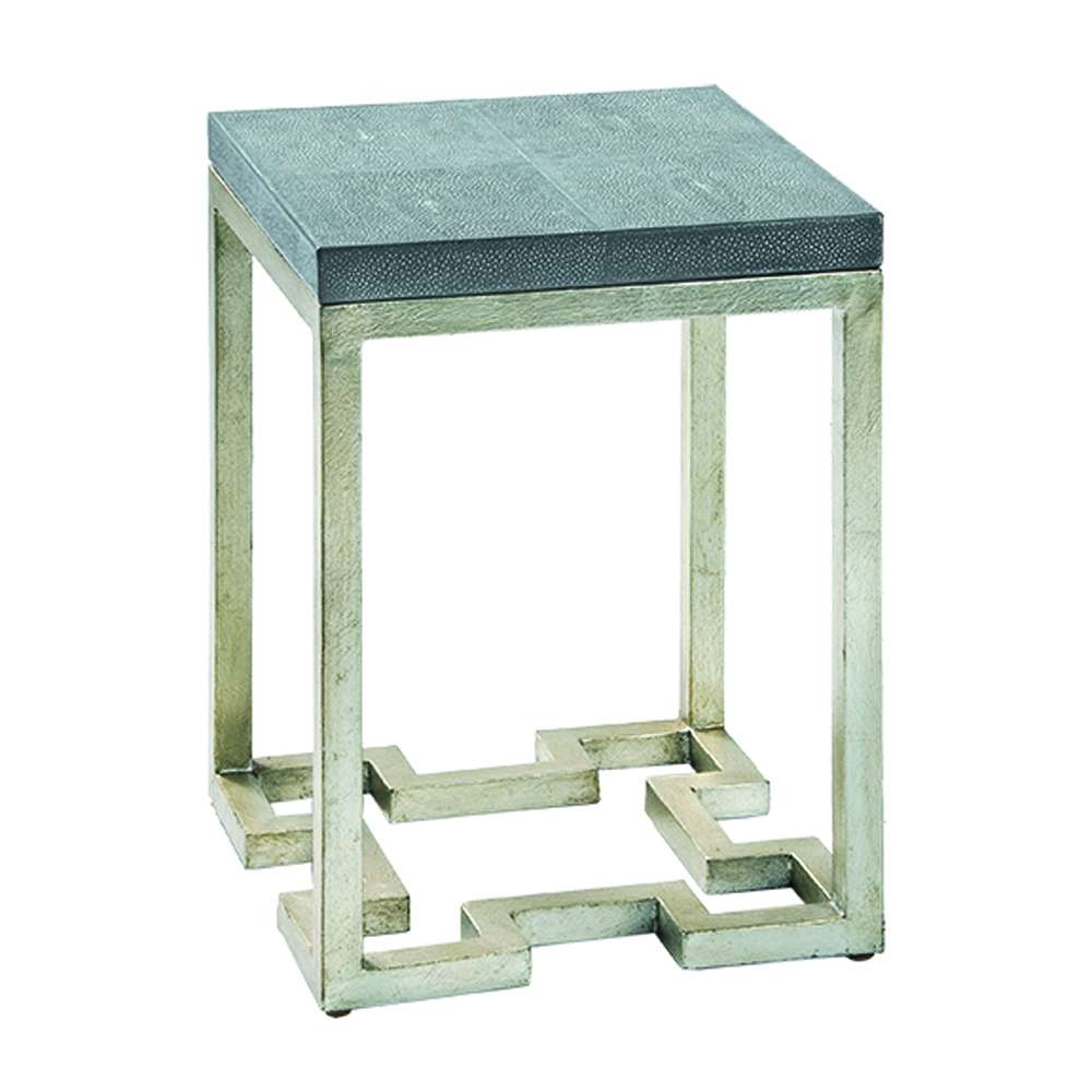 Maitland Smith - Geometric Charcoal Accent Table - 8292-36 veiw 1