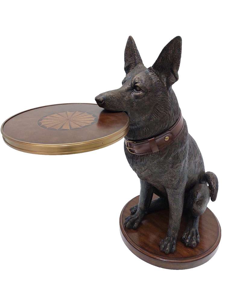 Maitland Smith - German Shepherd Accent Table - 8401-30 veiw 1