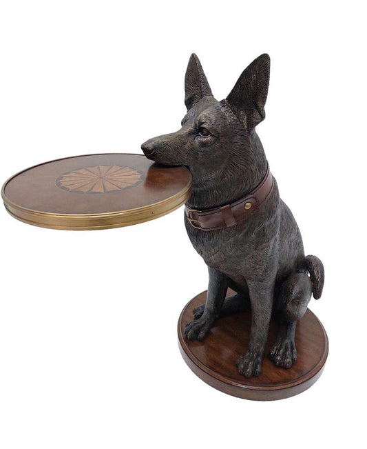 Maitland Smith - German Shepherd Accent Table - 8401-30 veiw 1