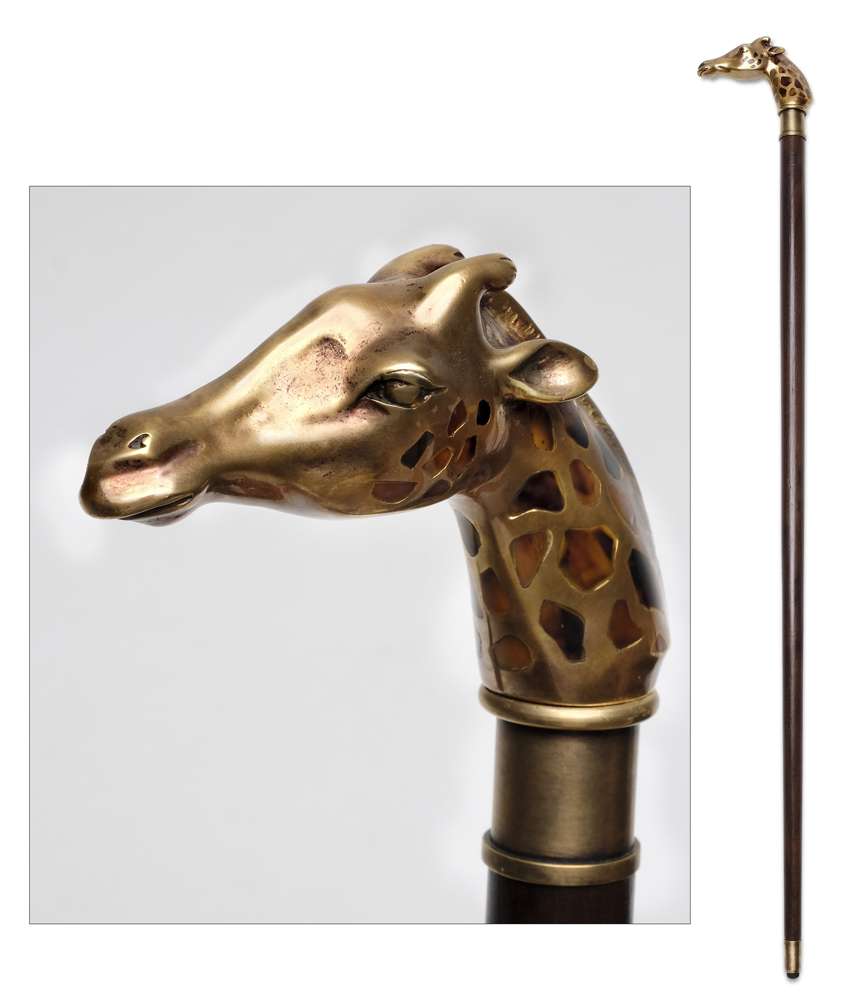 Maitland Smith - Giraffe Walking Stick - 89-1607 veiw 1