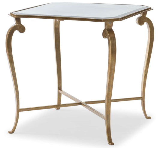Maitland Smith - Gliss Square Lamp Table - HM1043 veiw 1