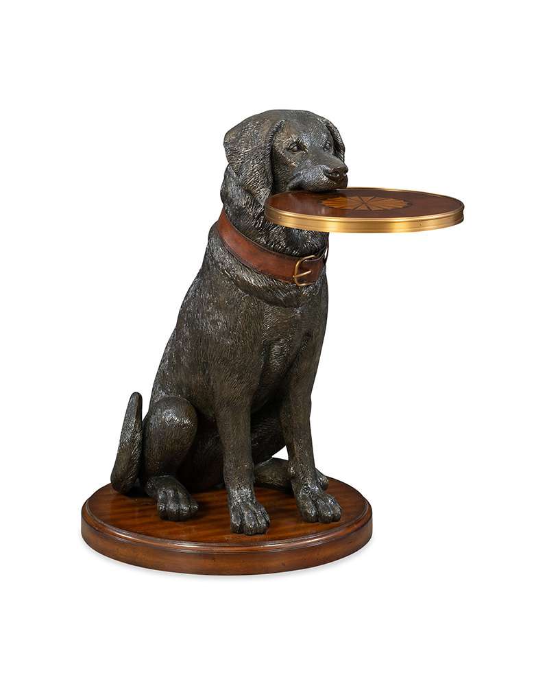 Maitland Smith - Golden Retriever Accent Table - 8427-30 veiw 1