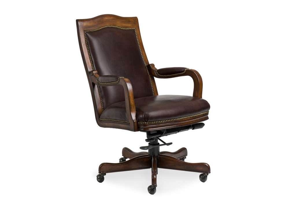 Maitland Smith - Grady Swivel Tilt Desk Chair - RA1015ST-DUB-CHE veiw 1