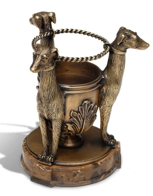 Maitland Smith - Guard Dogs Pen Holder - 89-1610 veiw 1