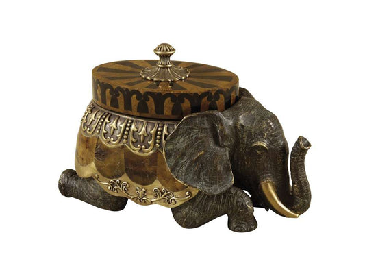 Maitland Smith - Kneeling Elephant Box - 8164-11 veiw 1