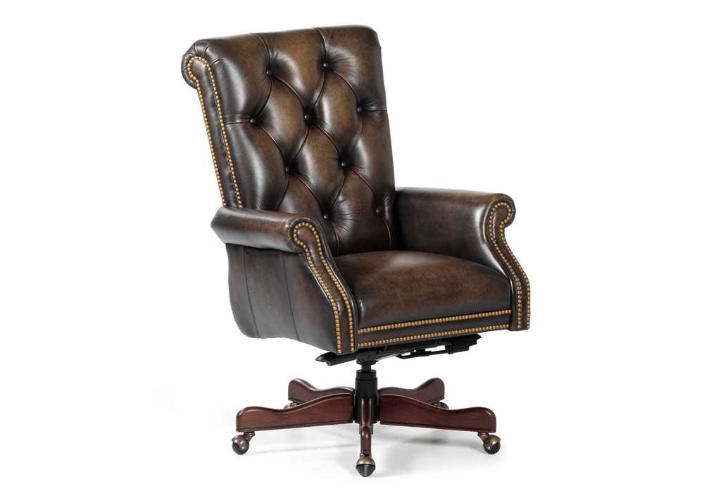 Maitland Smith - Kramer Swivel Tilt Desk Chair - RA114ST-WIP-CAR veiw 1