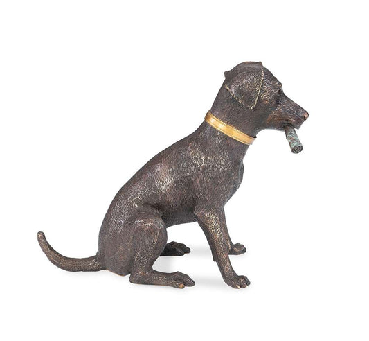 Maitland Smith - Labrador Smoking A Cigar - 8424-10 veiw 2