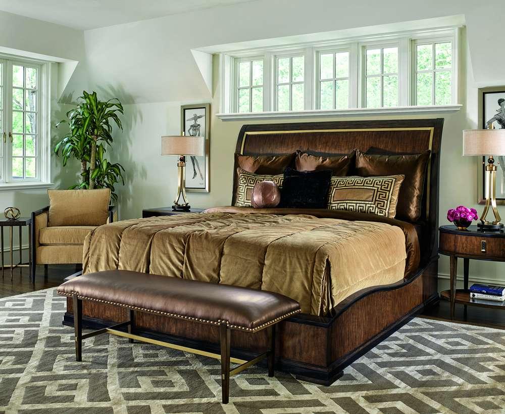 Maitland Smith - Lyric Sleigh Bed (C-Ly81) - 88-0181 veiw 2