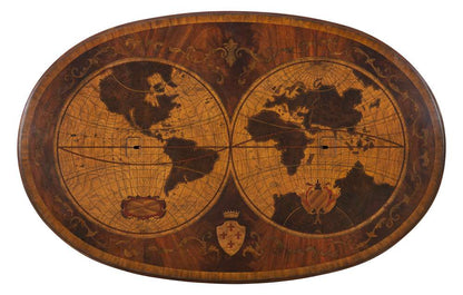 Maitland Smith - Map Partners Oval Desk - 8116-55 veiw 2