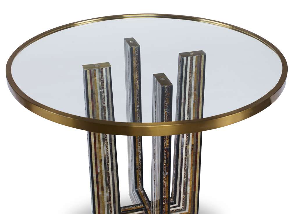 Maitland Smith - Maya Occasional Table - 8335-36 veiw 2