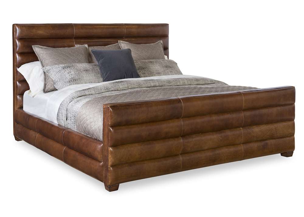 Maitland Smith - Ollie King Bed - RAB1502-K-LAR-MOC veiw 1