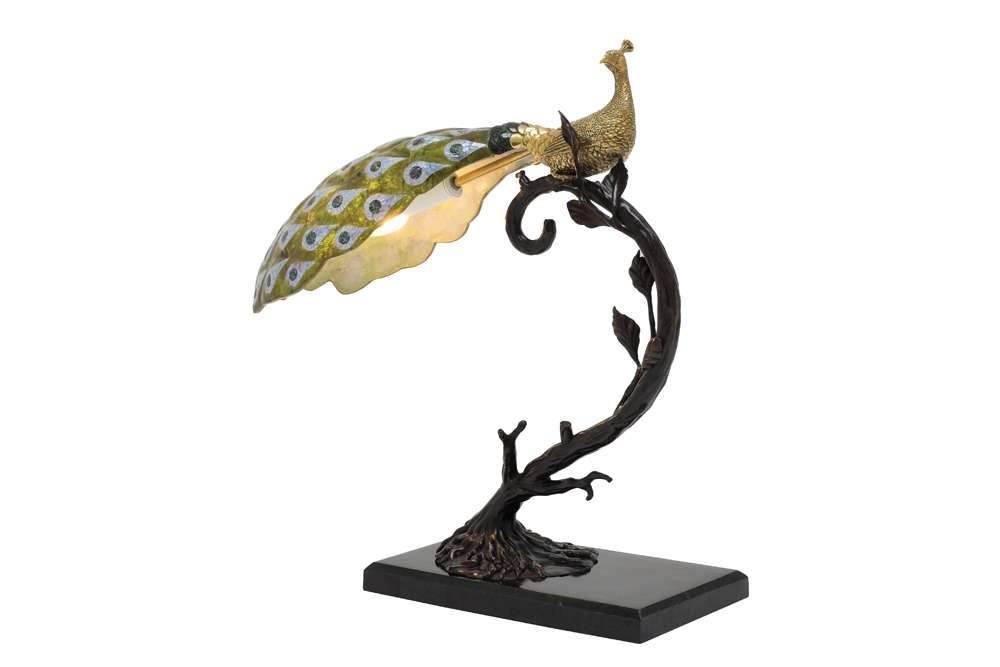 Maitland Smith - Peacock Desk Lamp - 8189-17 veiw 1