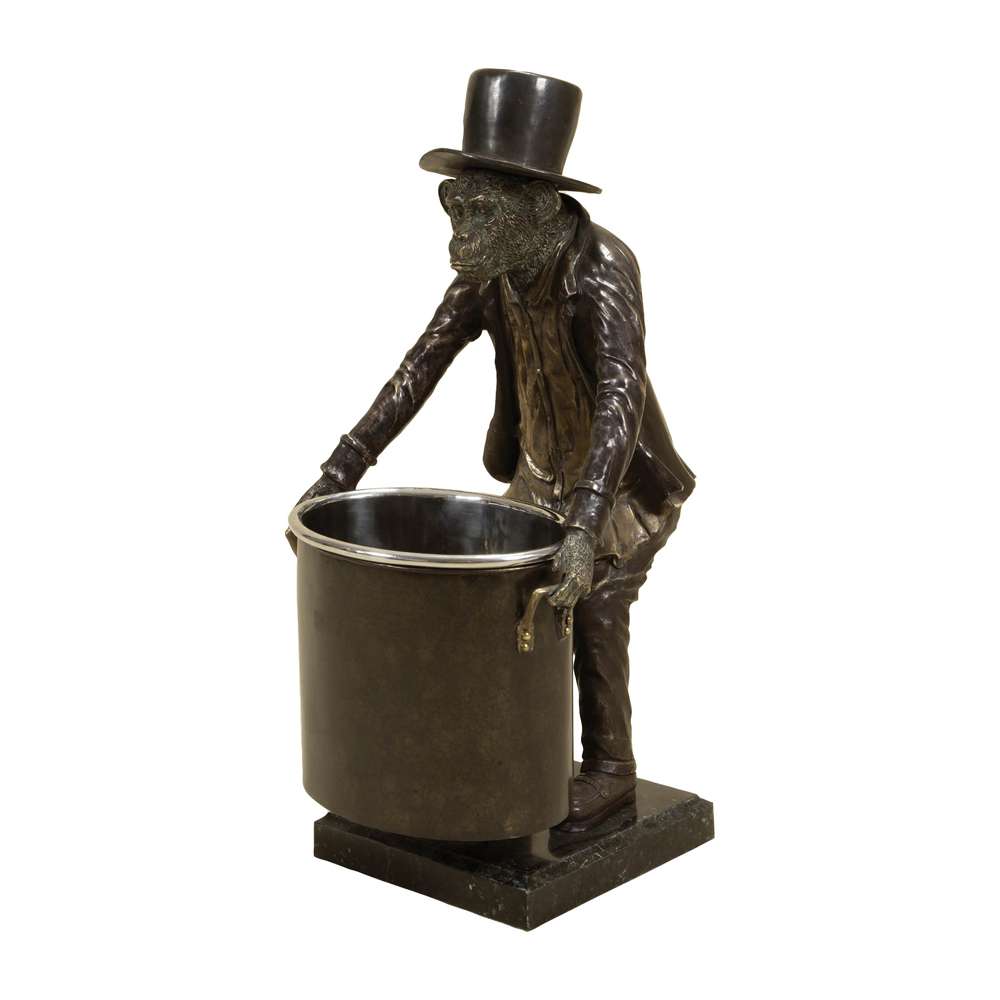 Maitland Smith - Server Monkey Wine Holder - 8125-12 veiw 1
