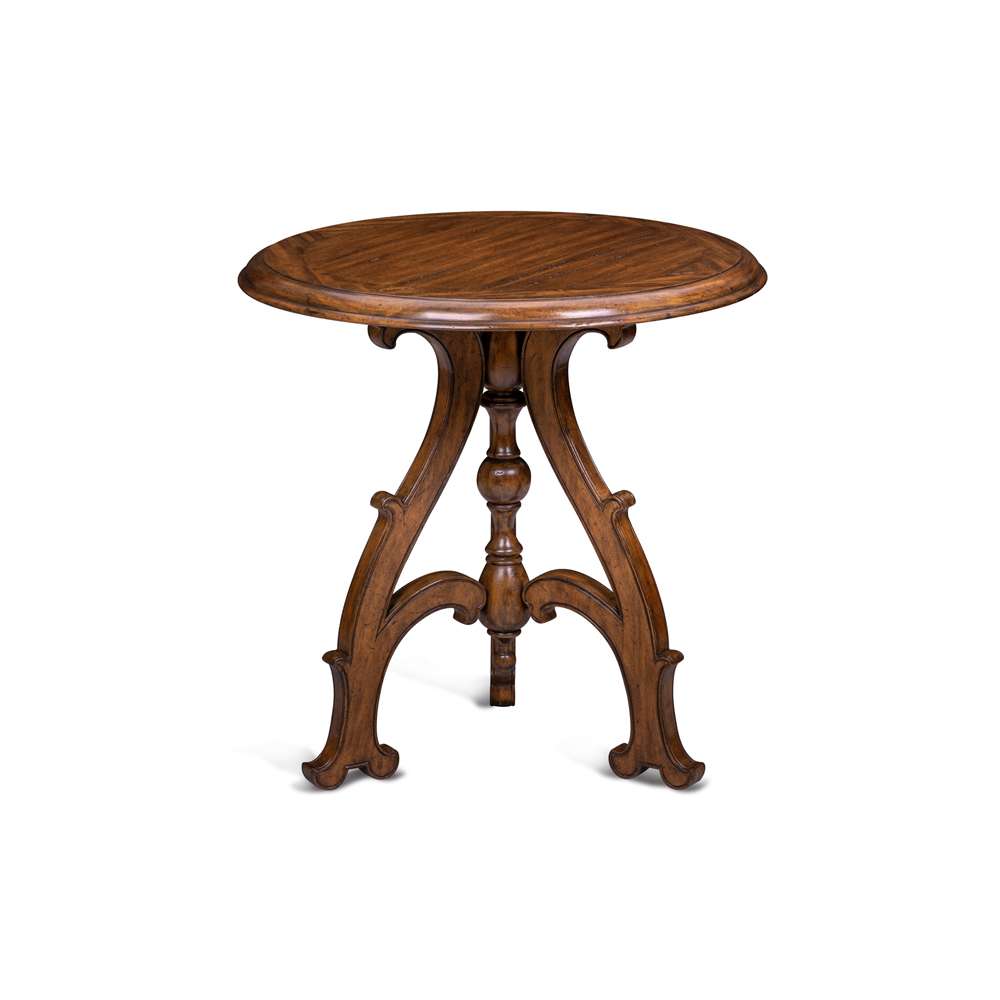 Maitland Smith - Shepard Pedestal Table - 89-1019 veiw 3