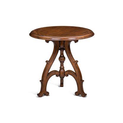 Maitland Smith - Shepard Pedestal Table - 89-1019 veiw 3