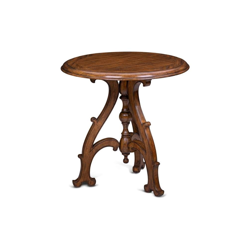 Maitland Smith - Shepard Pedestal Table - 89-1019 veiw 4