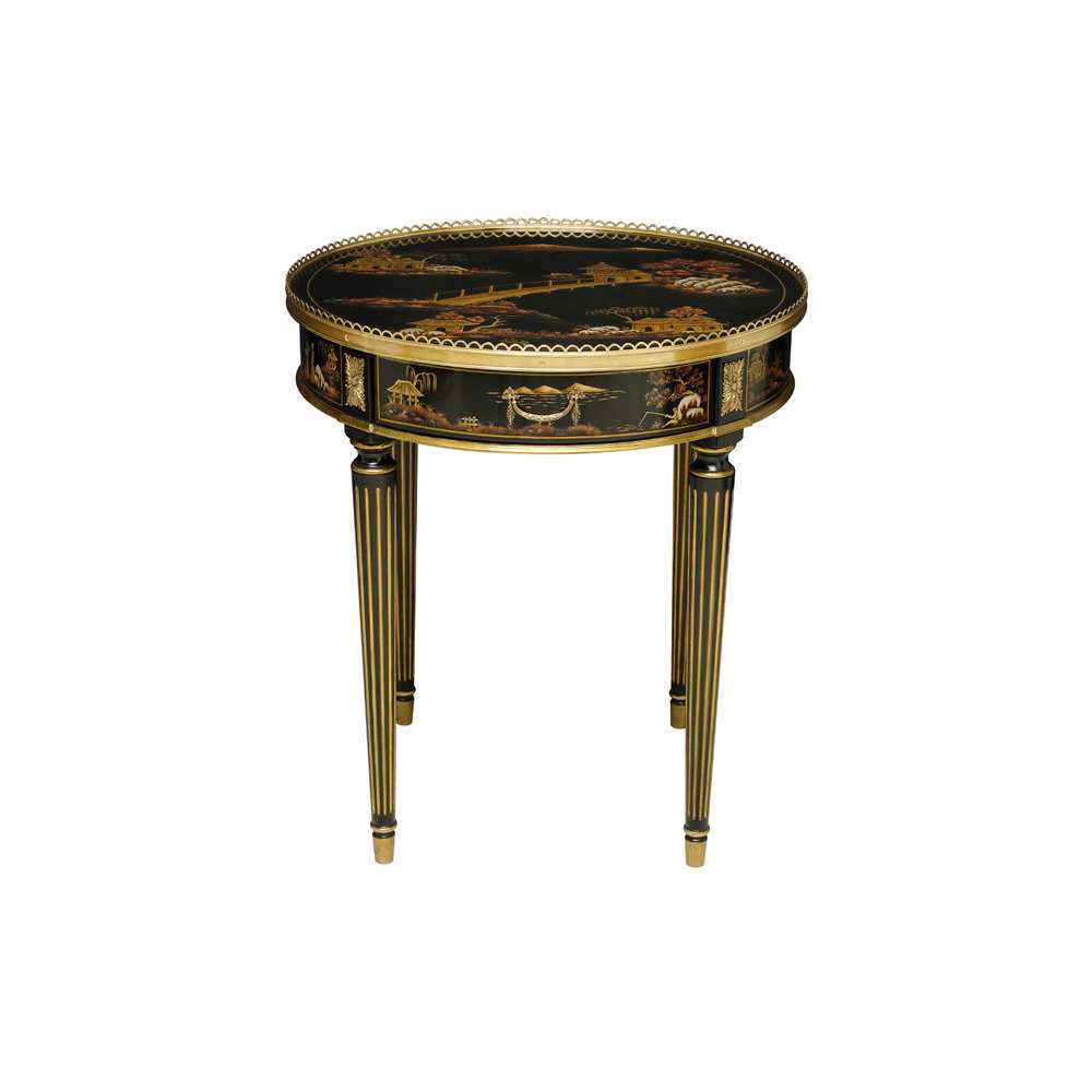 Maitland Smith - Silk Side Table - 89-1016 veiw 3