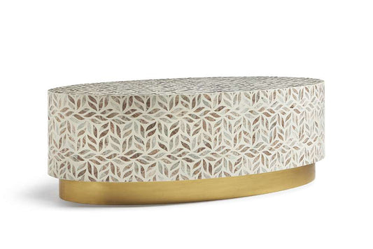 Maitland Smith - Stone Inlay Cocktail Table - 8374-33 veiw 1