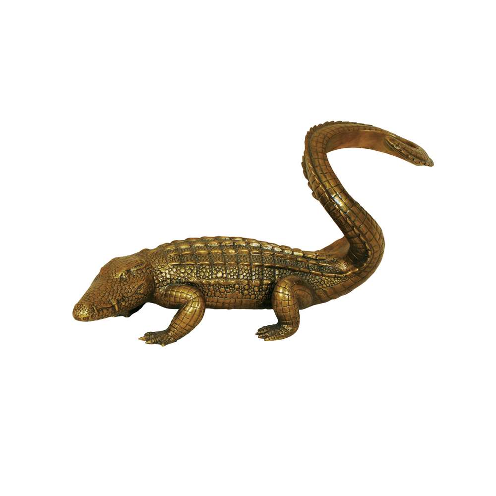 Maitland Smith - Twisted Crocodile Wine Holder - 8143-12 veiw 1