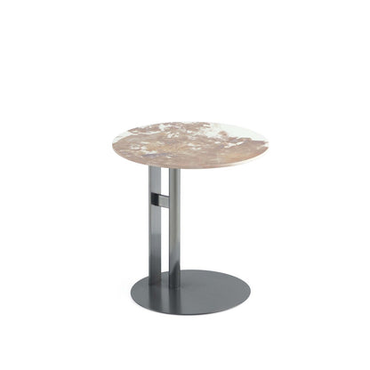 Manhattan Comfort - 2-Piece Alondra Coffee and End Table with Stainless Steel Legs in Black - 2-CE0147 veiw 4
