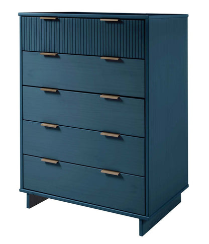 Manhattan Comfort - 2-Piece Granville Dresser and Chest with 8 Drawers in Midnight Blue - GRAN024 view 9