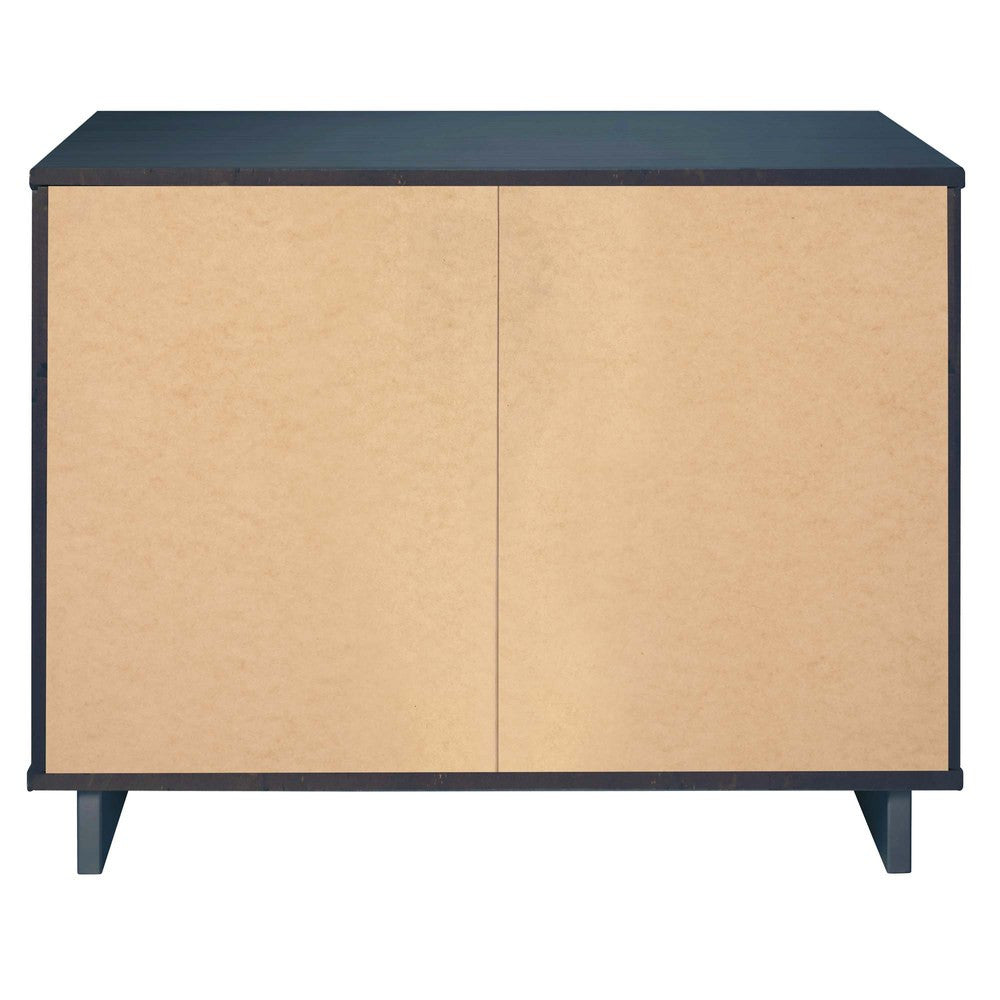 Manhattan Comfort - 2-Piece Granville Dresser and Chest with 8 Drawers in Midnight Blue - GRAN024 view 17