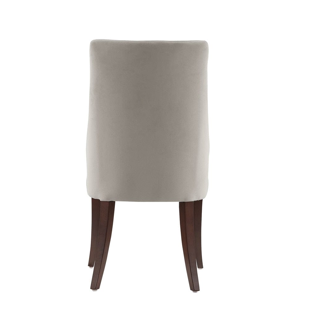 Manhattan Comfort - 6-Piece Connie Dining Chair and Arm Chair in Light Grey - 6-DC095-LG veiw 4