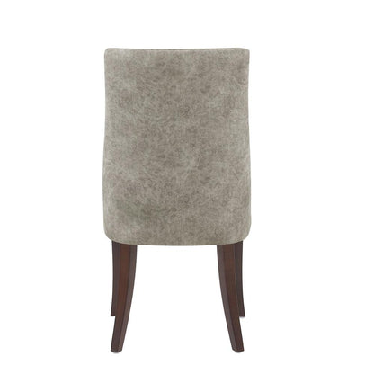 Manhattan Comfort - 6-Piece Connie Dining Chair and Arm Chair in Taupe - 6-DC095-TP veiw 4
