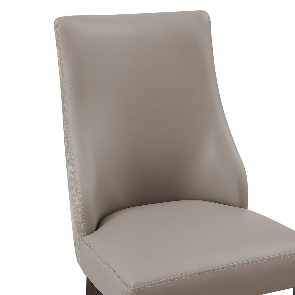 Manhattan Comfort - 6-Piece Connie Dining Chair and Arm Chair in Taupe - 6-DC095-TP veiw 5