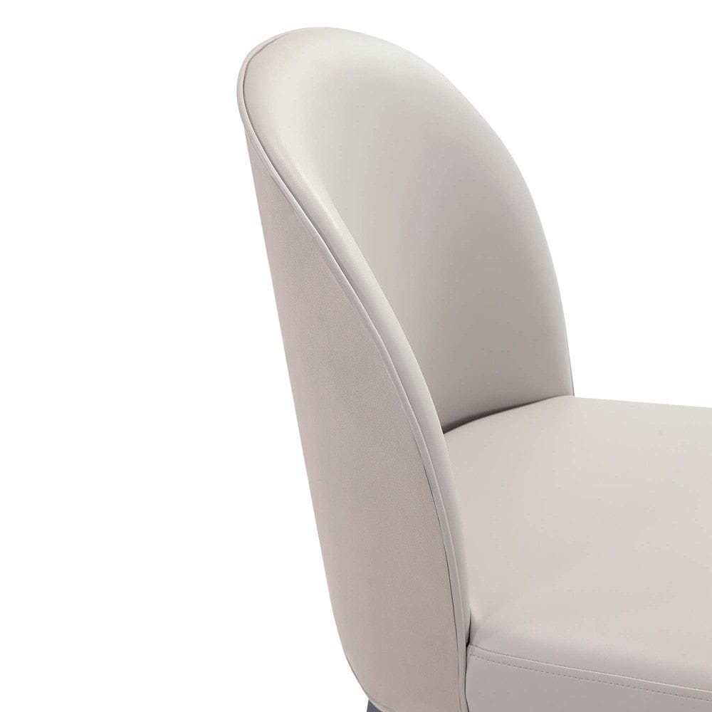 Manhattan Comfort - 6-Piece Hillman Dining Chair and Arm Chair in Light Grey - 6-DC087AR2-LG veiw 6