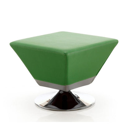 Manhattan Comfort - 7-Piece Diamond Faux Leather Ottomans with Metal Legs in - 7-OT002 veiw 5
