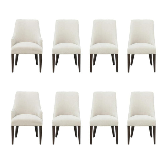 Manhattan Comfort - 8-Piece Beever Dining Chair and Arm Chair in Cream - 8-DC103-CR veiw 1