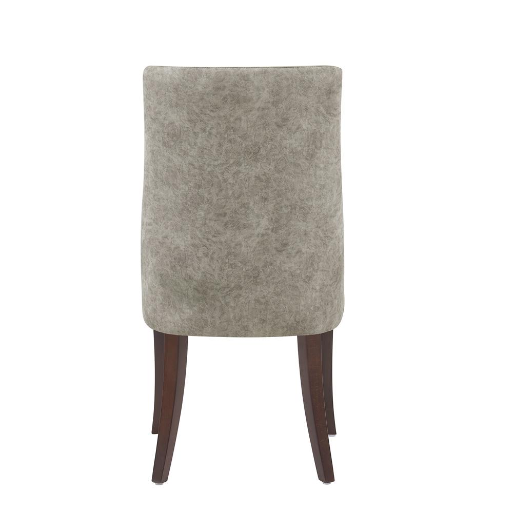 Manhattan Comfort - 8-Piece Connie Dining Chair and Arm Chair in Taupe - 8-DC095-TP veiw 6