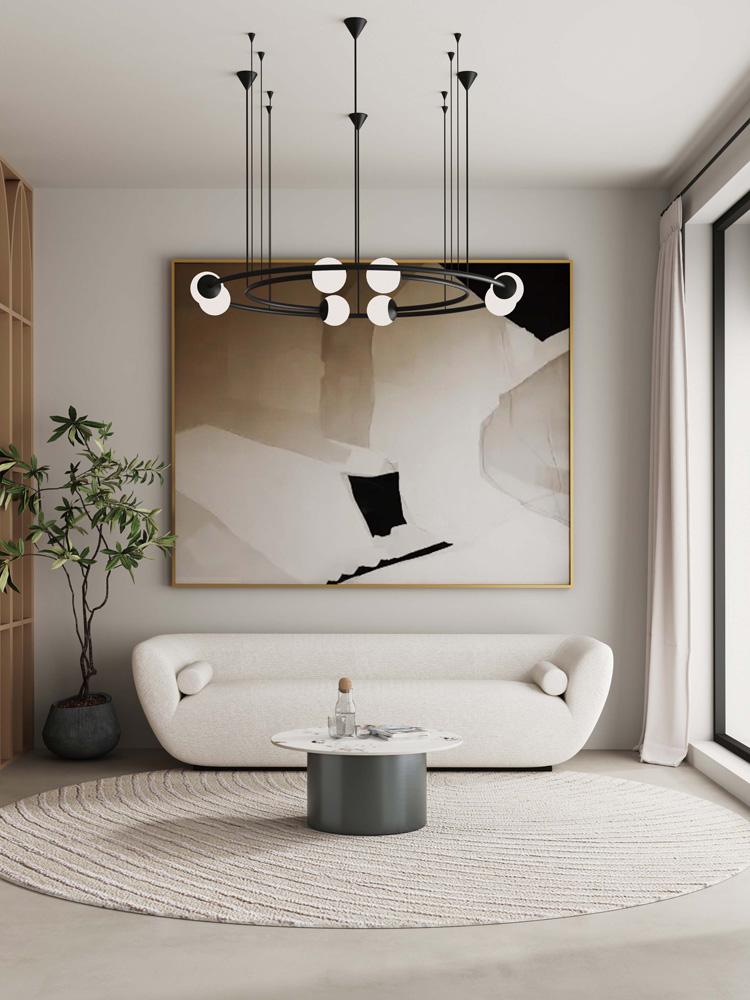 Manhattan Comfort - Alondra Coffee Table with Stainless Steel Legs in Black - CT014 veiw 6