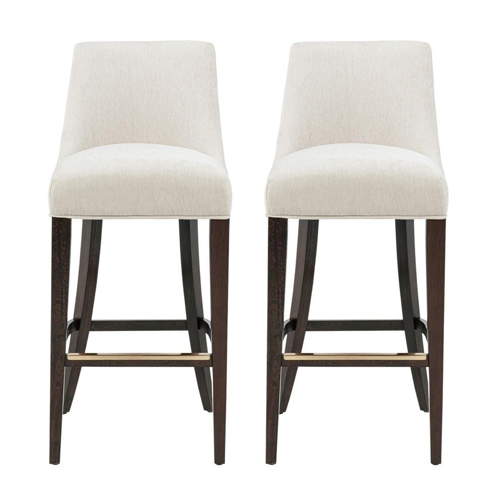 Manhattan Comfort - Beever Barstool in Cream - Set of 2 - 2-BS027-CR veiw 1