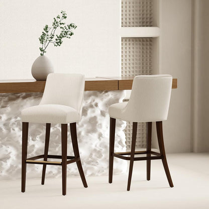 Manhattan Comfort - Beever Barstool in Cream - Set of 2 - 2-BS027-CR veiw 8