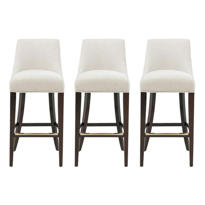 Manhattan Comfort - Beever Barstool in Cream - Set of 3 - 3-BS027-CR veiw 1