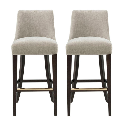 Manhattan Comfort - Beever Barstool in Taupe - Set of 2 - 2-BS027-TP veiw 1
