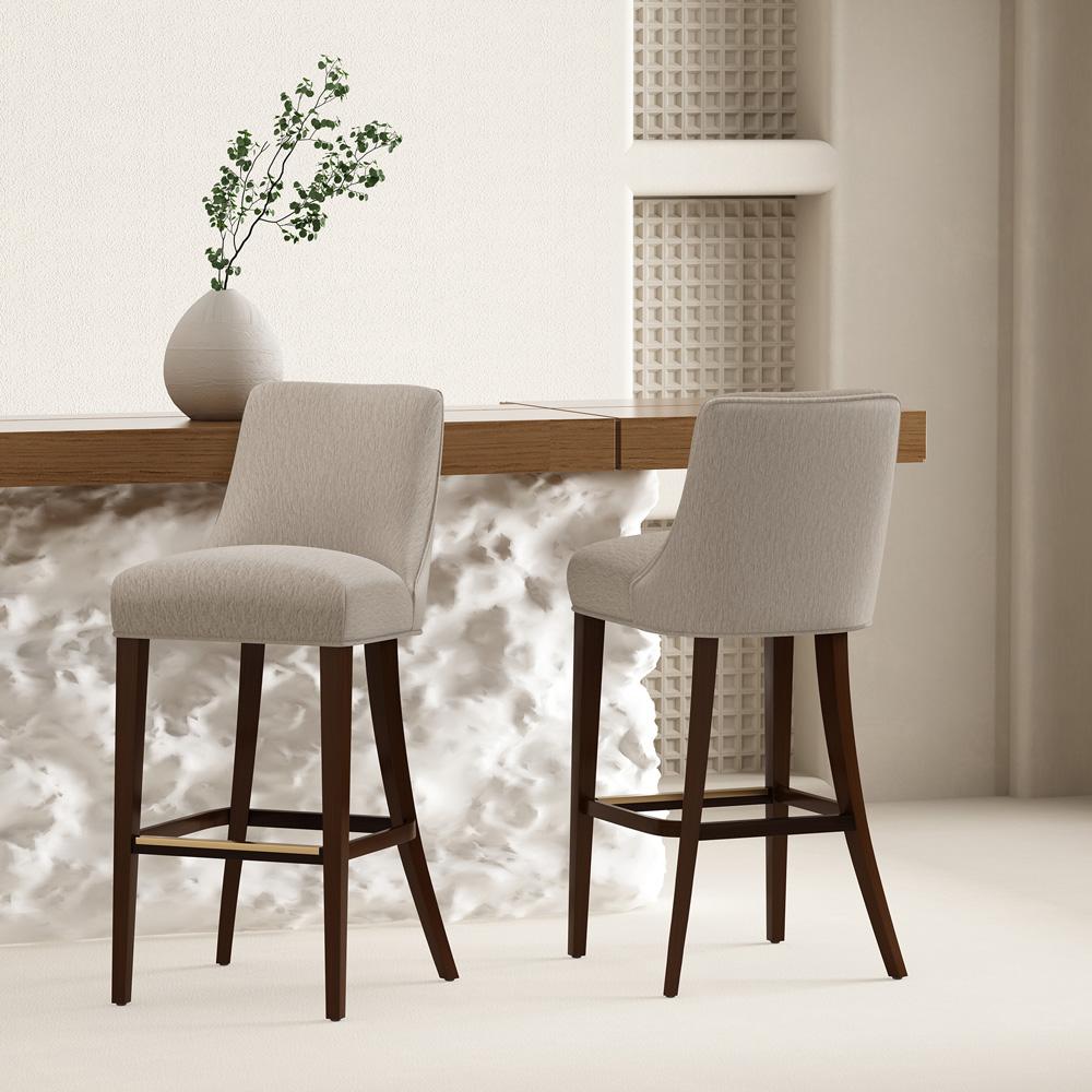 Manhattan Comfort - Beever Barstool in Taupe - Set of 2 - 2-BS027-TP veiw 6