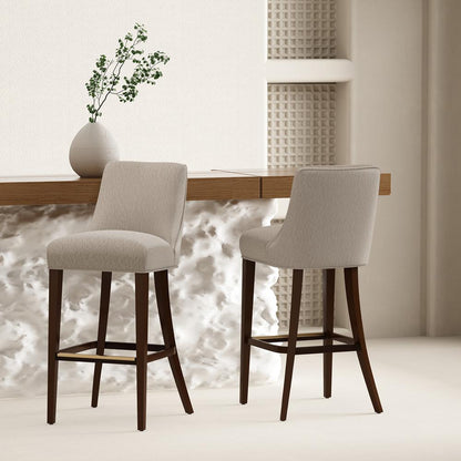 Manhattan Comfort - Beever Barstool in Taupe - Set of 2 - 2-BS027-TP veiw 6