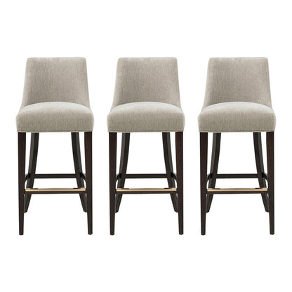 Manhattan Comfort - Beever Barstool in Taupe - Set of 3 - 3-BS027-TP veiw 1