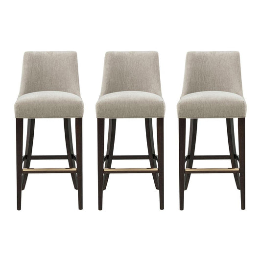 Manhattan Comfort - Beever Barstool in Taupe - Set of 3 - 3-BS027-TP veiw 1