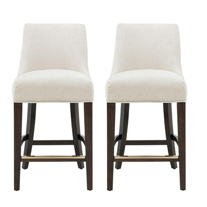 Manhattan Comfort - Beever Counter Stool  in Cream - Set of 2 - 2-CS024-CR veiw 1