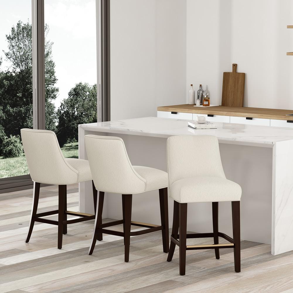 Manhattan Comfort - Beever Counter Stool  in Cream - Set of 3 - 3-CS024-CR veiw 8