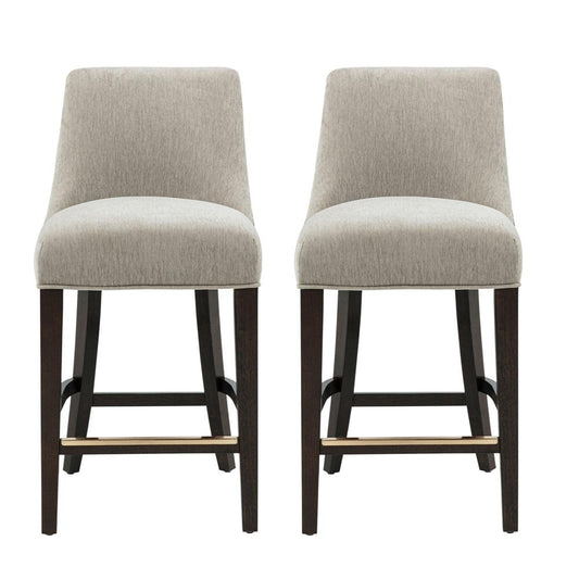 Manhattan Comfort - Beever Counter Stool  in Taupe - Set of 2 - 2-CS024-TP veiw 1