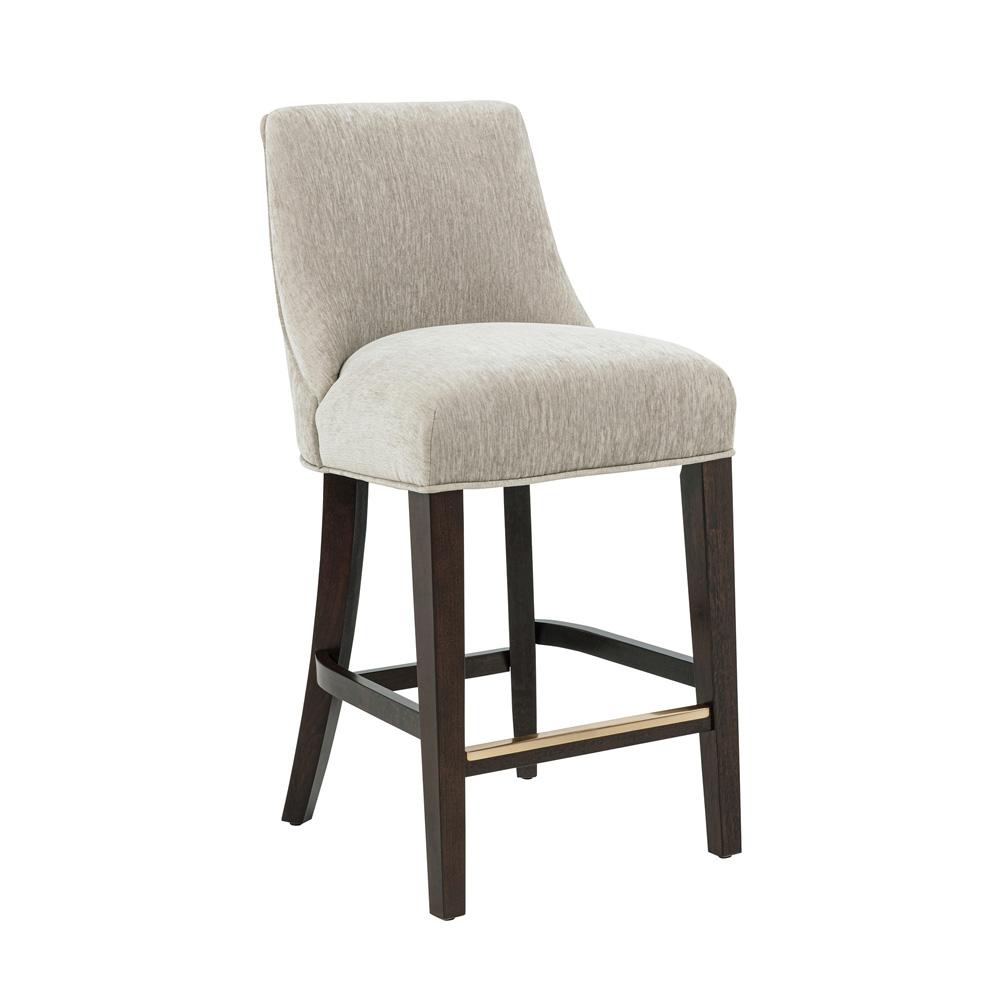 Manhattan Comfort - Beever Counter Stool  in Taupe - Set of 2 - 2-CS024-TP veiw 2