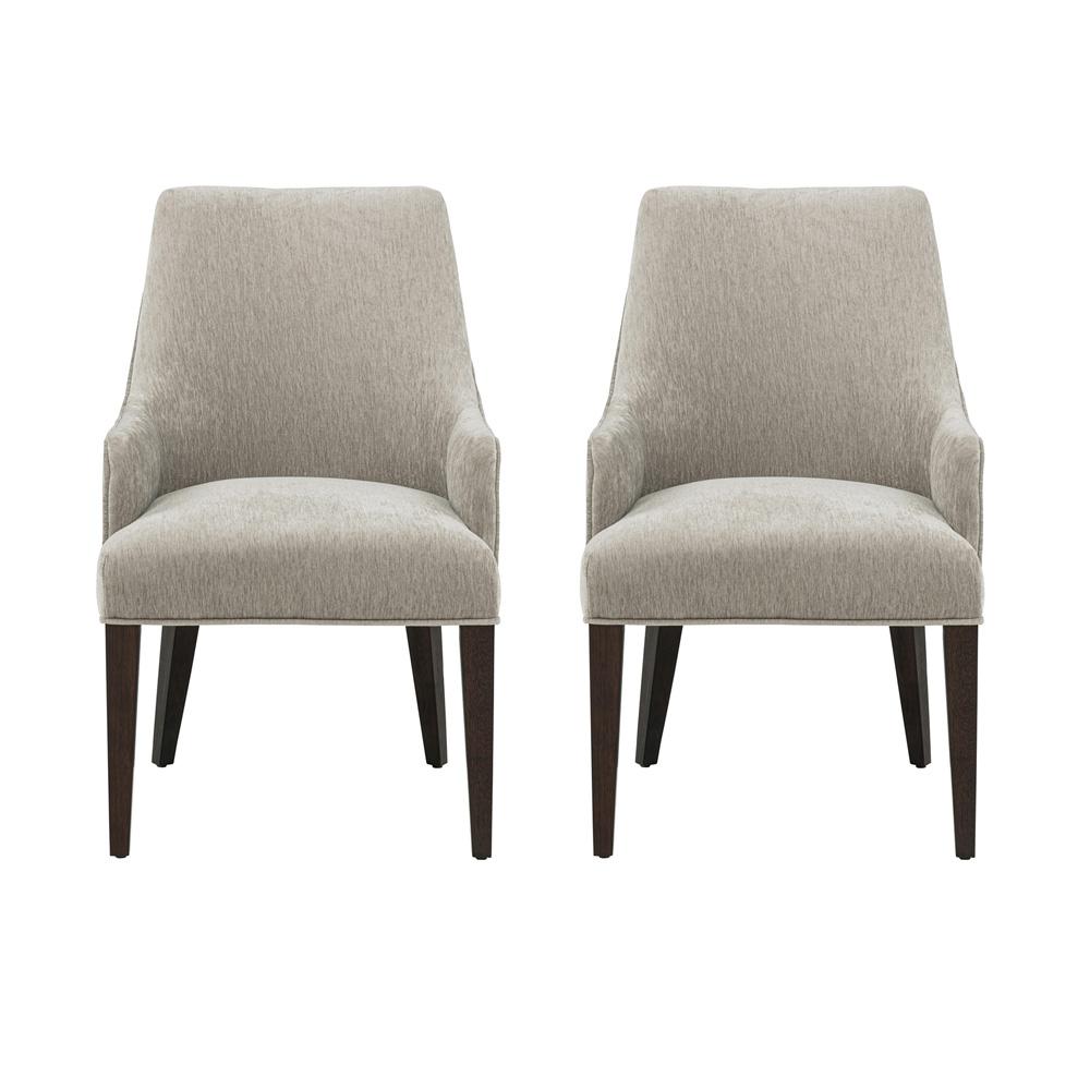 Manhattan Comfort - Beever Dining Armchair in Taupe - Set of 2 - 2-DC103AR-TP veiw 1
